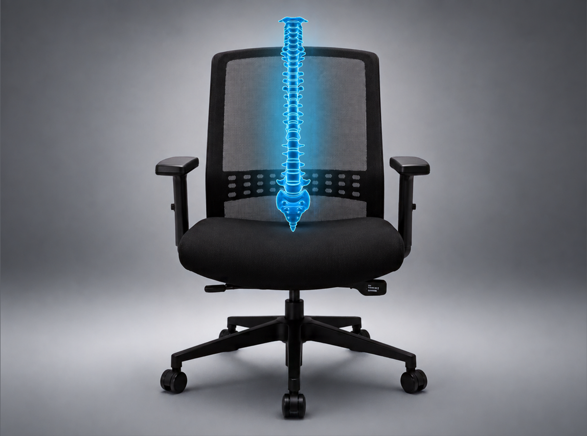 Physiotherapist-designed, the one credential a chair can't fake