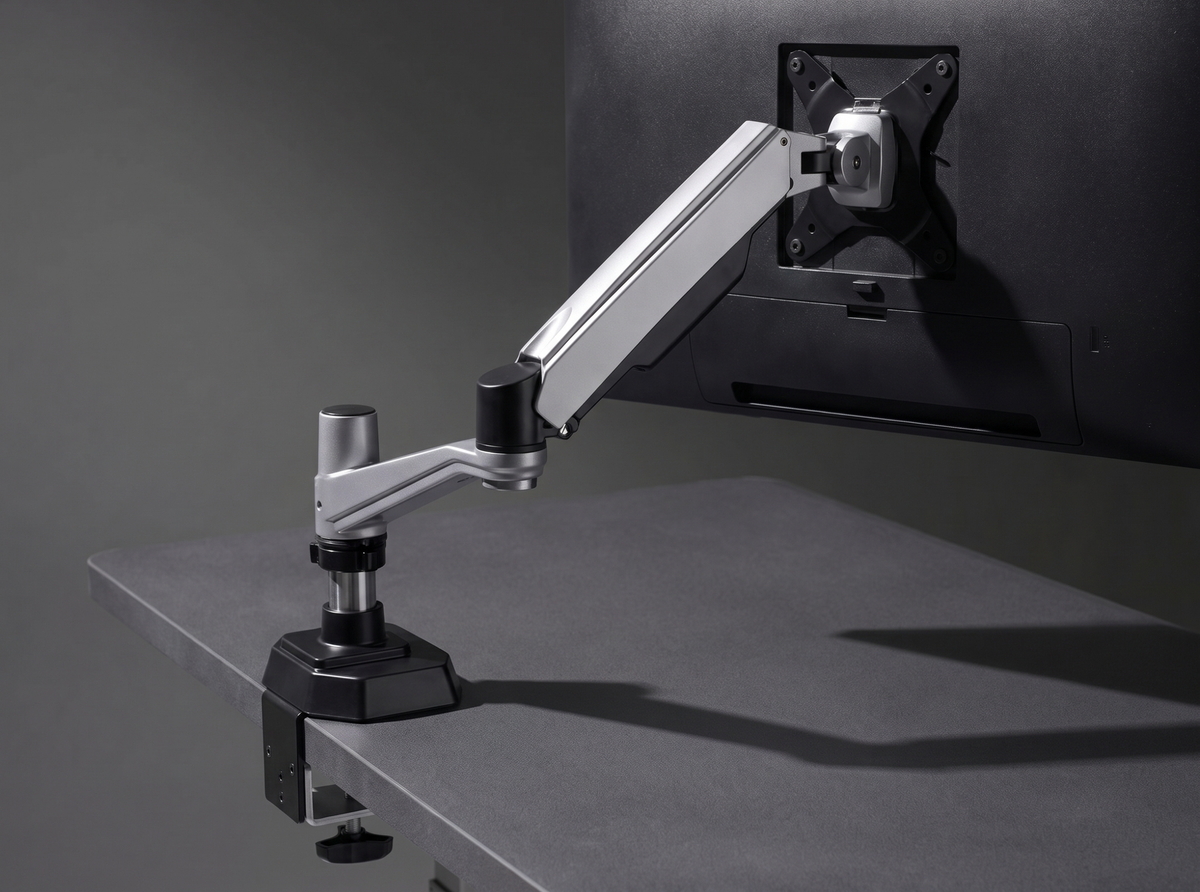 Physio-designed to hold the screen where your eyes want it, not where the desk puts it.