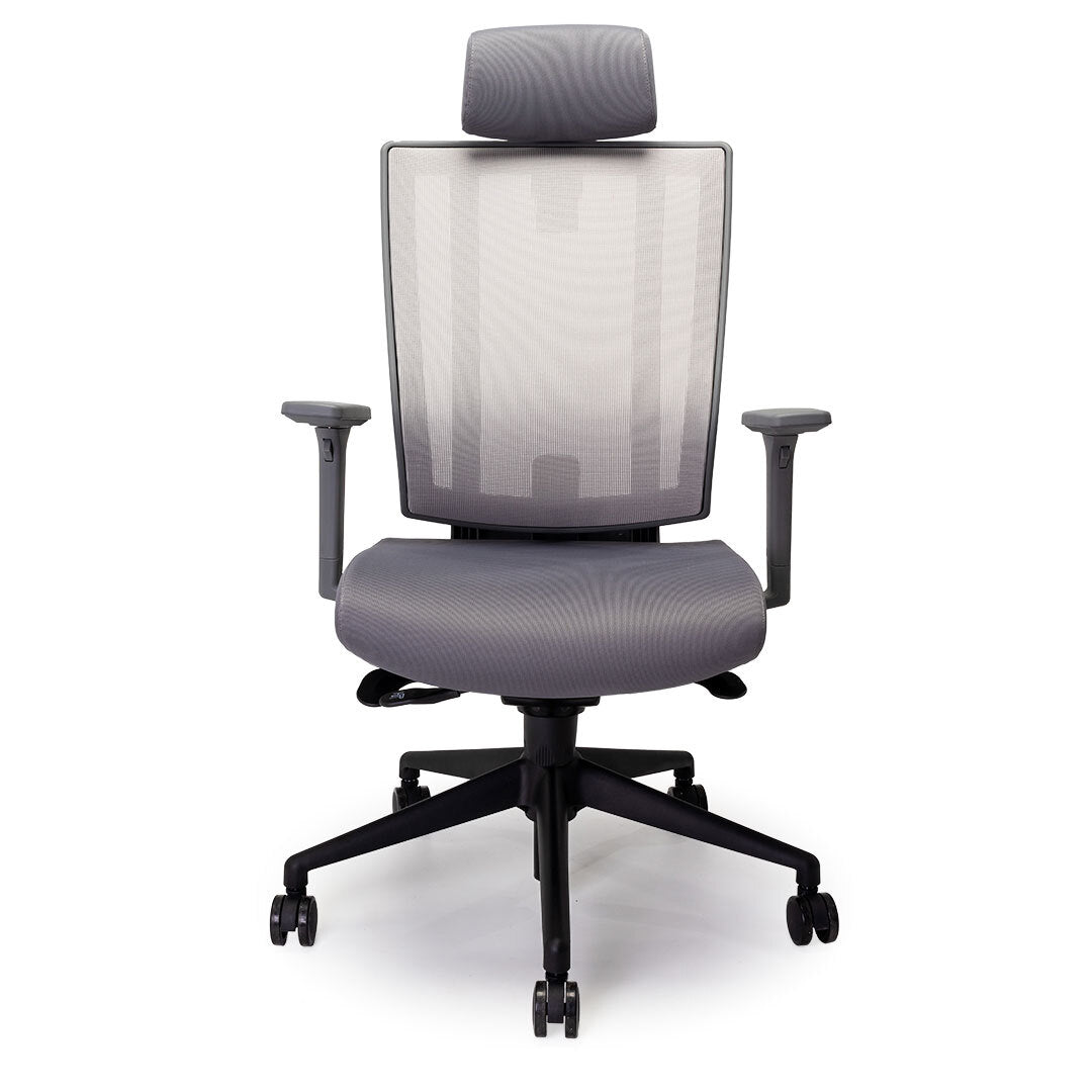 NetOne High Back Ergonomic Office Chair Grey Frame