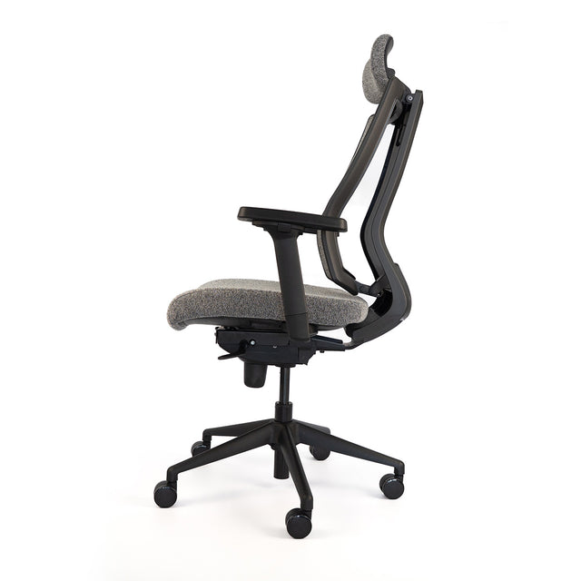 NetOne High-Back Light Grey Office Chair