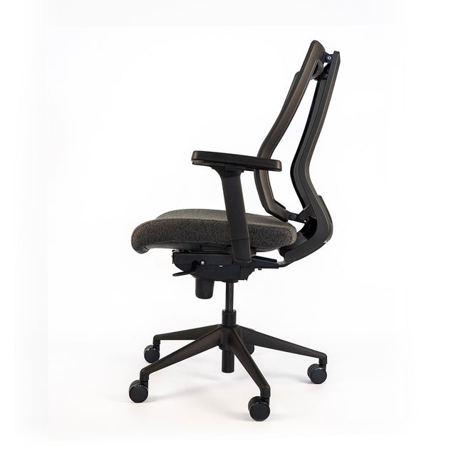 NetOne Mid-Back Dark Grey Office Chair