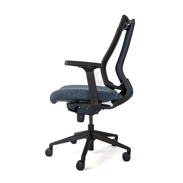 NetOne Mid-Back Sky Blue Office Chair