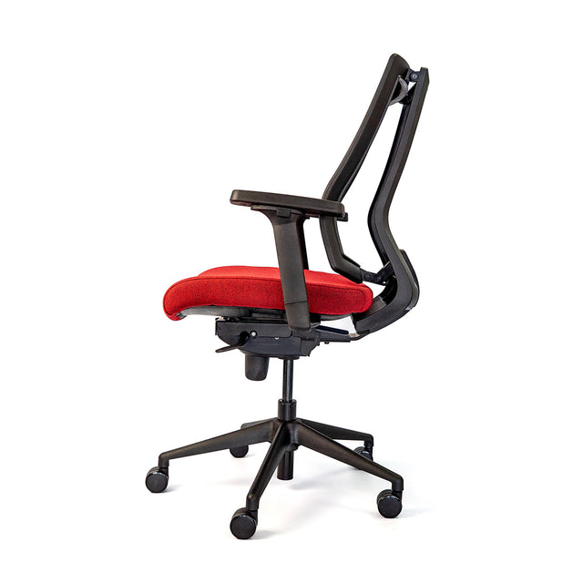 NetOne Mid-Back Red Office Chair