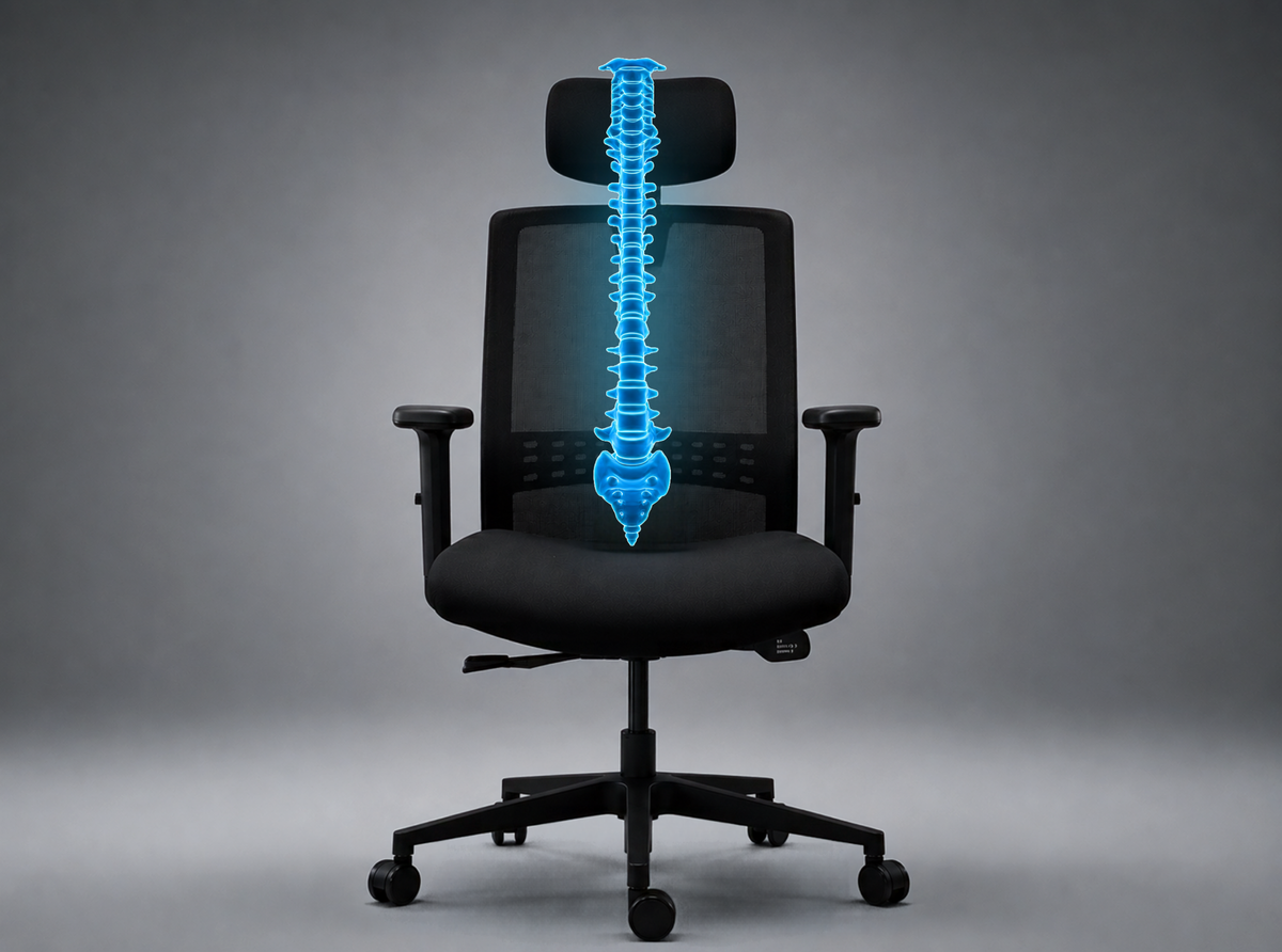 Physiotherapist-designed, the one credential a chair can't fake