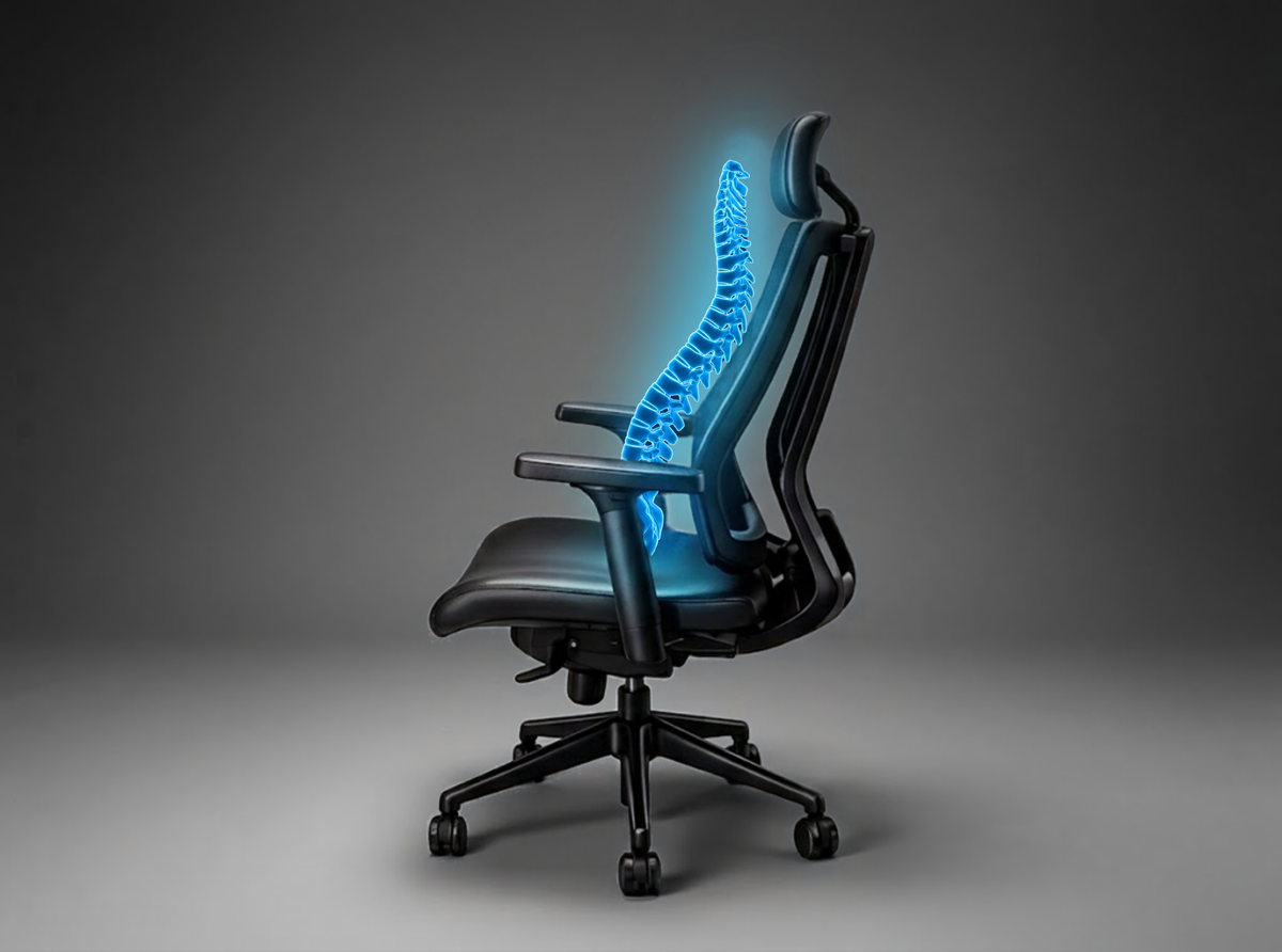Physiotherapist-designed, the one credential a chair can't fake