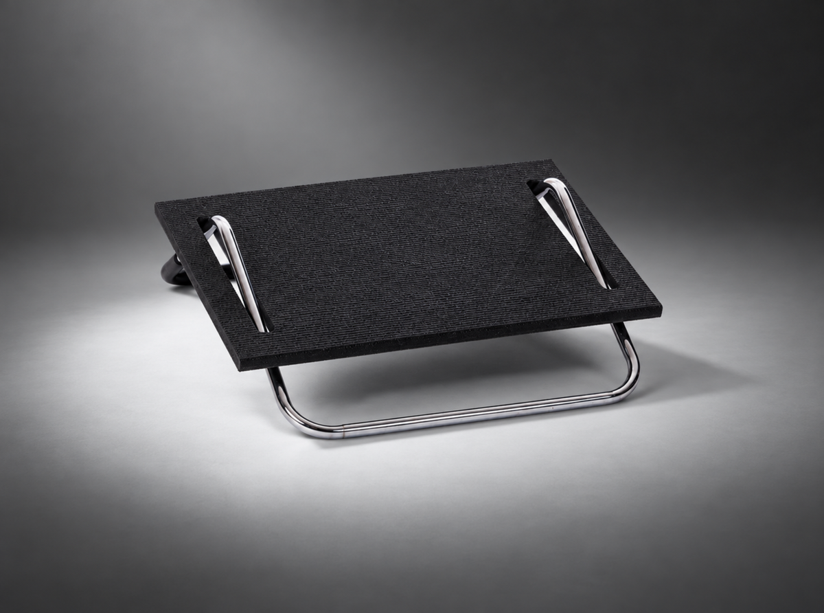 Physio-designed to keep your feet moving, because still legs are the cost of a long sit.