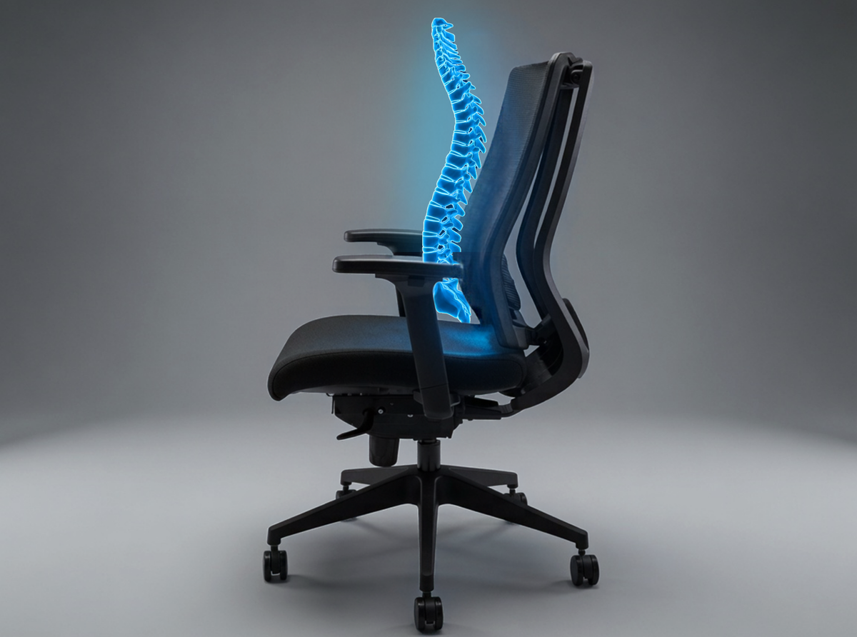Physiotherapist-designed, the one credential a chair can't fake