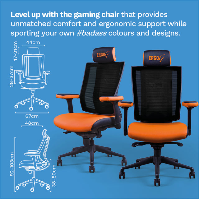 Ergo G Gaming Chair Orange