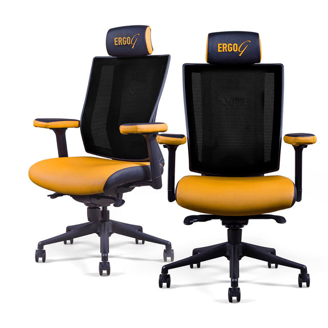Ergo G Gaming Chair Mustard Yellow