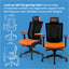 Ergotherapy G Gaming Chair Orange Dimensions