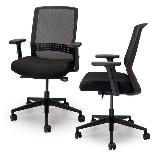 Mesh Back Swivel Office Chair - Medium Back Chair