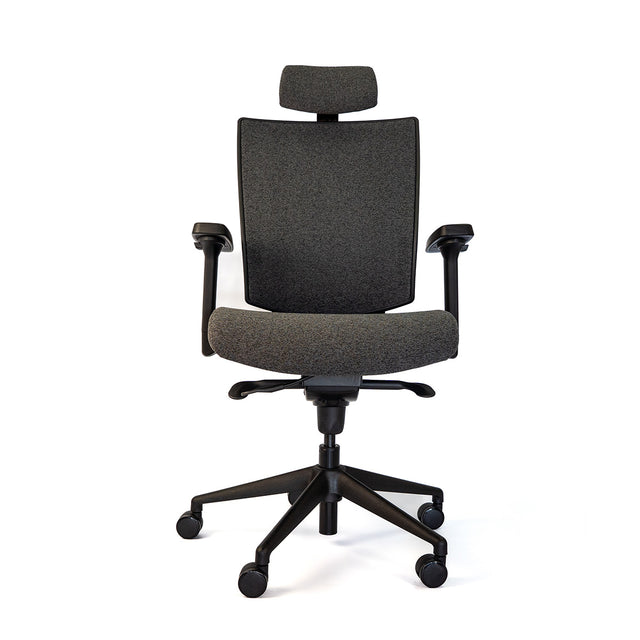 NetOne High-Back Dark Grey Office Chair