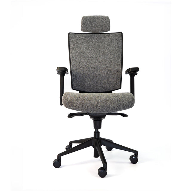 NetOne High-Back Light Grey Office Chair