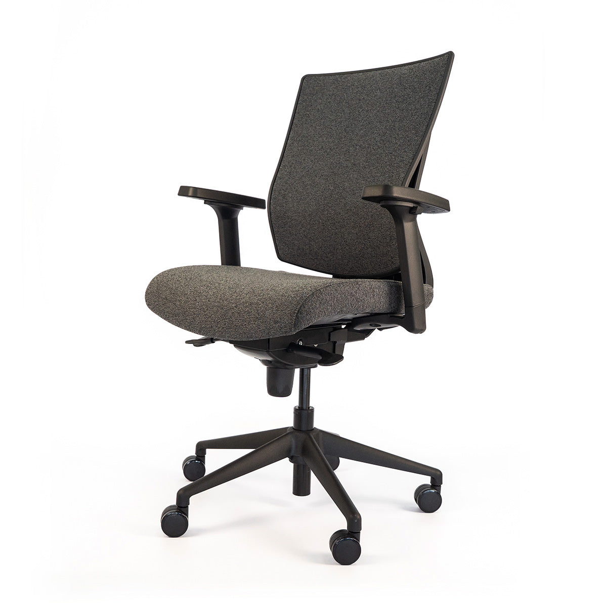 NetOne Mid-Back Dark Grey Office Chair