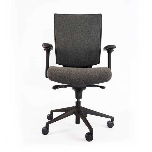 NetOne Mid-Back Dark Grey Office Chair