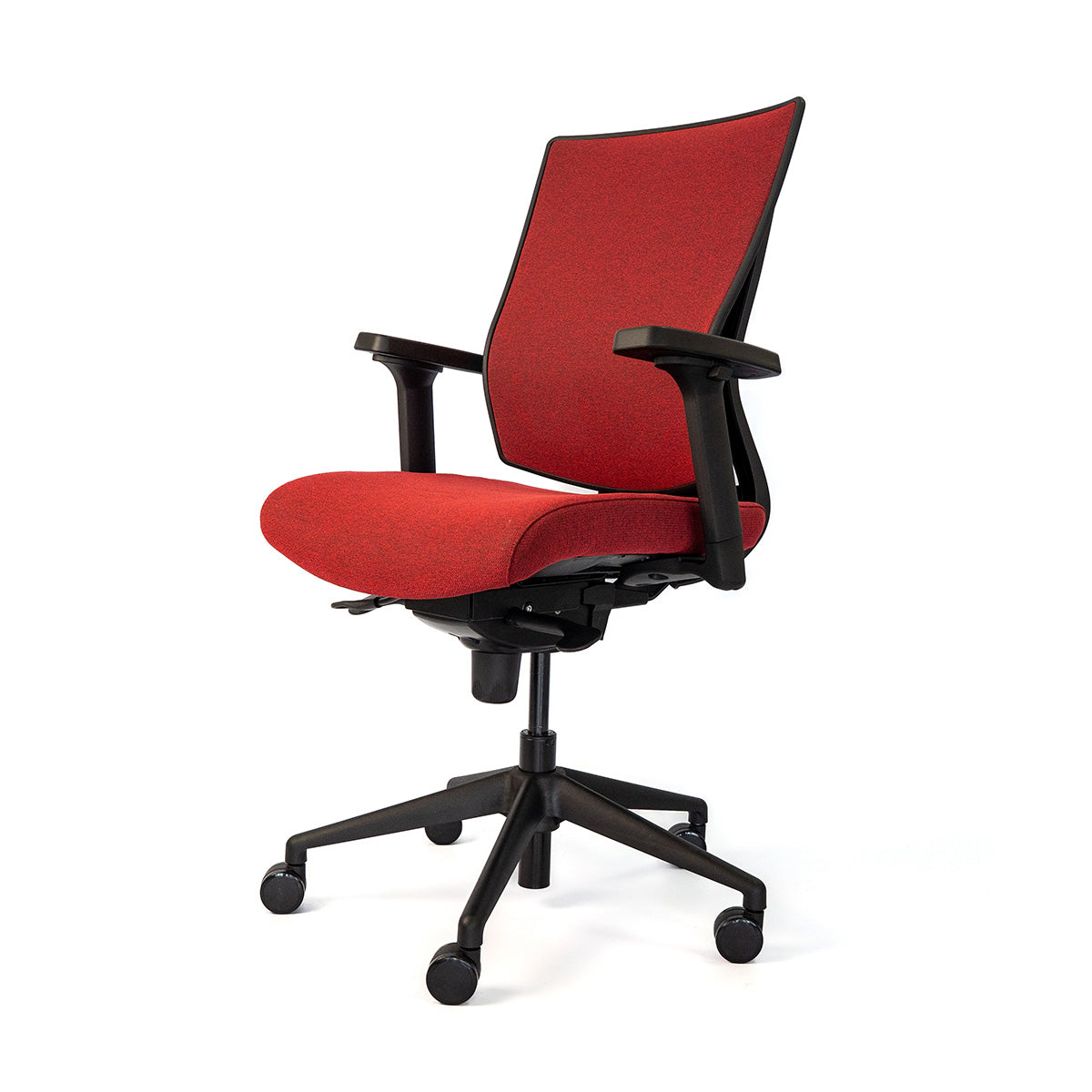 NetOne Mid-Back Red Office Chair