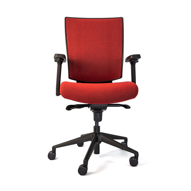 NetOne Mid-Back Red Office Chair