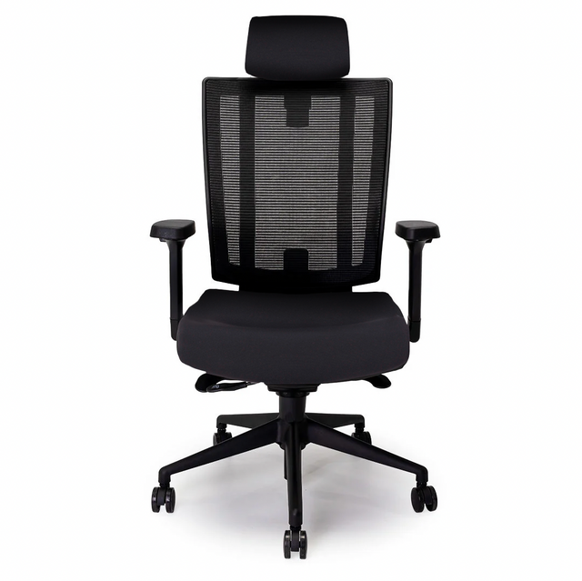 NetOne High-Back Black Office Chair