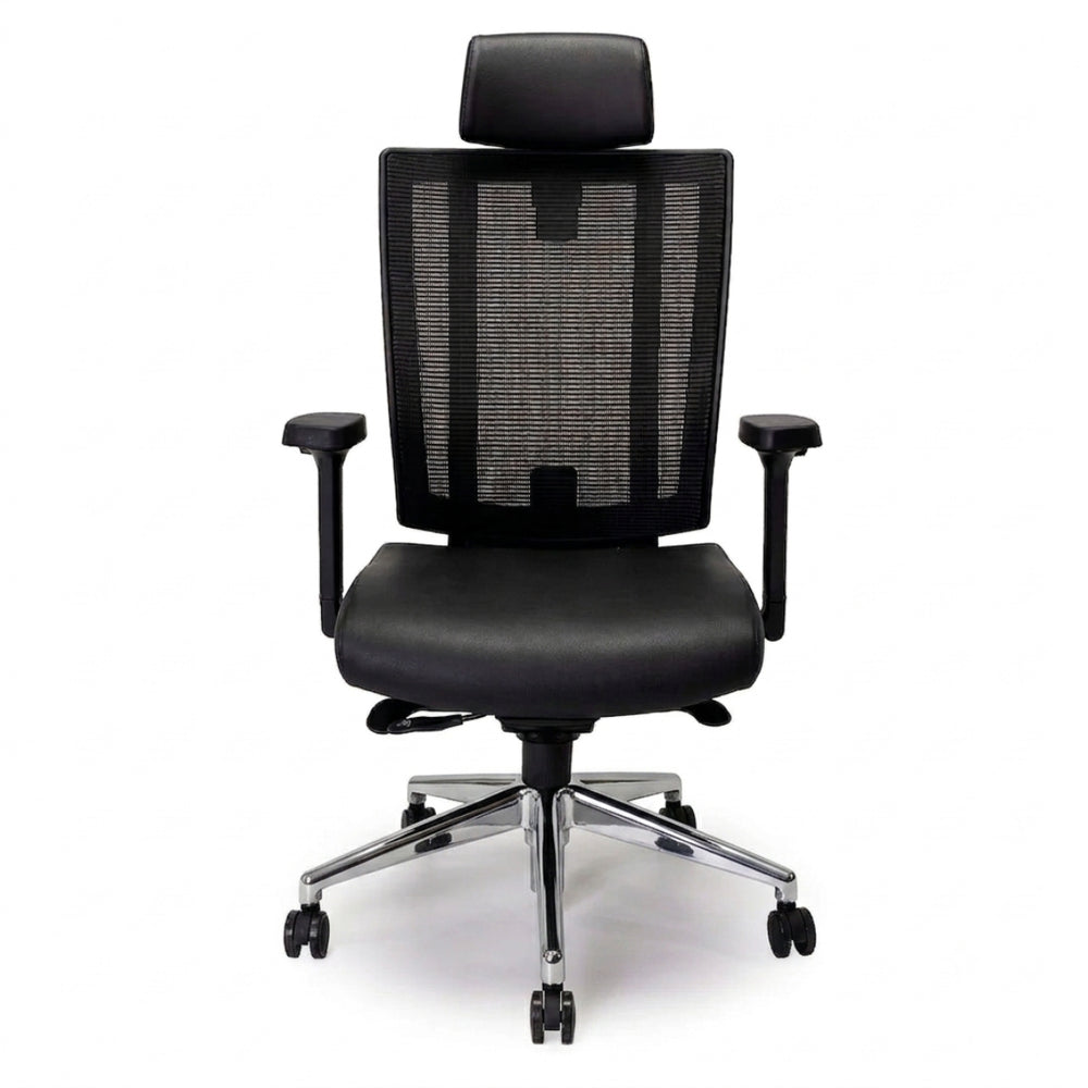 NetOne High-Back Black Office Chair