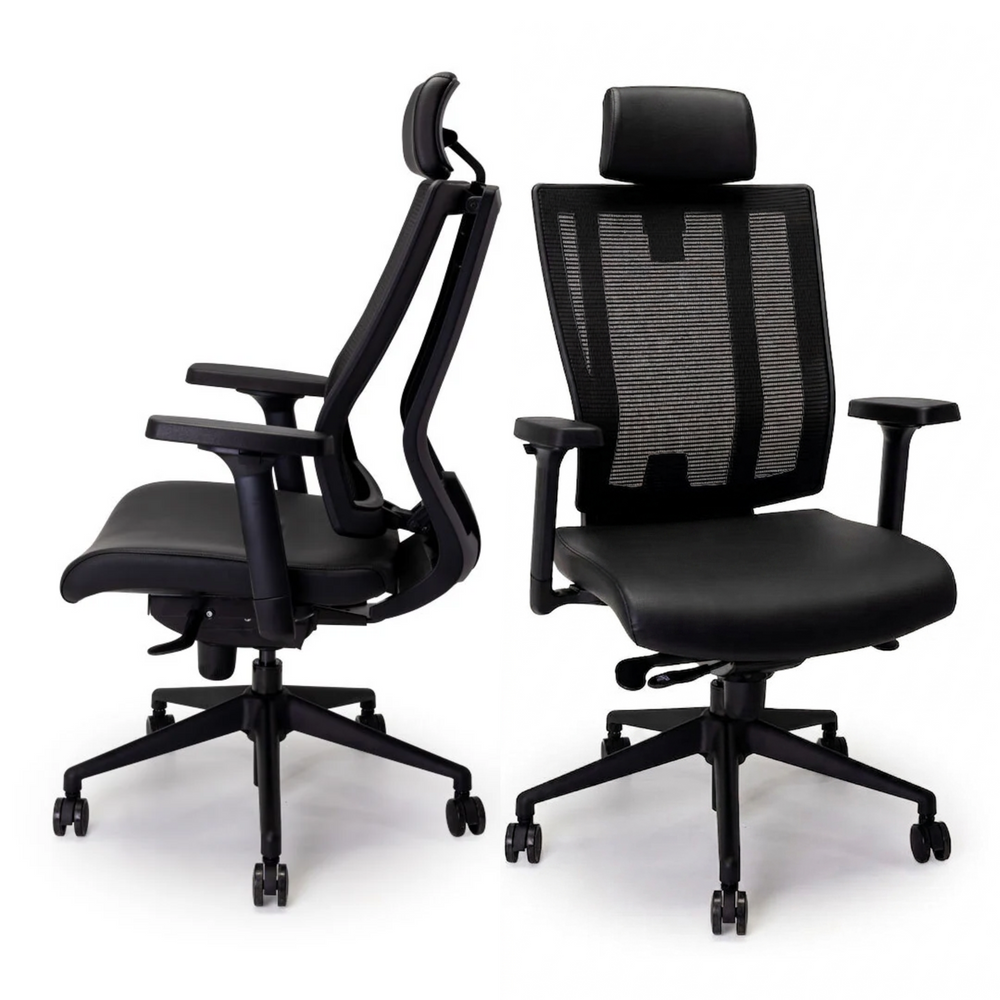 NetOne High-Back Black Office Chair